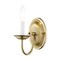 Livex Lighting Home Basics 1 Light Antique Brass Wall Sconce 4151-01 - alternate 1