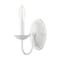 Livex Lighting Home Basics 1 Light White Wall Sconce 4151-03 - alternate 2