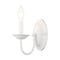 Livex Lighting Home Basics 1 Light White Wall Sconce 4151-03 - alternate 3