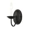 Livex Lighting Home Basics 1 Light Black Wall Sconce 4151-04 - alternate 6
