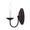 Livex Lighting Home Basics 1 Light Bronze Wall Sconce 4151-07 - alternate 3