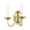 Livex Lighting Home Basics 2 Light Polished Brass Wall Sconce 4152-02 - alternate 6