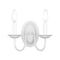 Livex Lighting Home Basics 2 Light White Wall Sconce 4152-03 - alternate 1