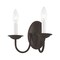 Livex Lighting Home Basics 2 Light Bronze Wall Sconce 4152-07 - alternate 2
