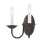 Livex Lighting Home Basics 2 Light Bronze Wall Sconce 4152-07 - alternate 5