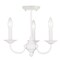 Livex Lighting Home Basics 3 Light White Mini Chandelie 4153-03 - alternate 4