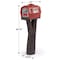 Simplay3 Rustic Barn Mailbox (Burnt Red/Espresso) 416090-01 - alternate 2