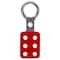 Master Lock Lockout Tagout Safety Hasp, Snap-On, 1 in Jaw Clearance, Aluminum, Red 416 - alternate 1
