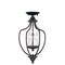 Livex Lighting Home Basics 3 Light Bronze Convertible Mini Chandelier/Ceiling Mount 4170-07 - alternate 1