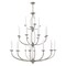 Livex Lighting Home Basics 24 Light Brushed Nickel Chandelier 4180-91 - alternate 2