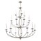 Livex Lighting Home Basics 24 Light Brushed Nickel Chandelier 4180-91 - alternate 3