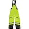 Ergodyne Insulated Bib Overalls, 300D polyester oxford with PU coating, Lime, S 8928 - alternate 6