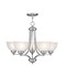 Livex Lighting Somerset 5 Light Brushed Nickel Chandeli 4215-91 - alternate 1