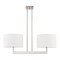 Livex Lighting Hayworth 2 Light Brushed Nickel Linear Chandelier 42403-91 - alternate 4