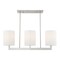 Livex Lighting Hayworth 3 Light Brushed Nickel Linear C 42404-91 - alternate 1