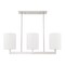 Livex Lighting Hayworth 3 Light Brushed Nickel Linear C 42404-91 - alternate 2
