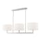 Livex Lighting Hayworth 3 Light Brushed Nickel Linear Chandelier 42405-91 - alternate 4