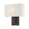 Livex Lighting Hayworth 1 Light Bronze ADA Wall Sconce 42424-07 - alternate 1