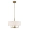 Livex Lighting Meridian 4 Light Antique Brass Pendant Chandelier 42604-01 - alternate 1