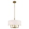 Livex Lighting Meridian 4 Light Antique Brass Pendant Chandelier 42604-01 - alternate 5