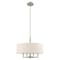 Livex Lighting Meridian 4 Light Brushed Nickel Pendant Chandelier 42604-91 - alternate 4