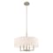 Livex Lighting Meridian 4 Light Brushed Nickel Pendant Chandelier 42604-91 - alternate 2