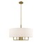 Livex Lighting Meridian 6 Light Antique Brass Pendant Chandelier 42605-01 - alternate 3