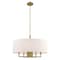 Livex Lighting Meridian 6 Light Antique Brass Pendant Chandelier 42605-01 - alternate 6