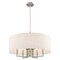 Livex Lighting Meridian 6 Light Brushed Nickel Pendant 42605-91 - alternate 7