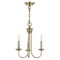 Livex Lighting Estate 3 Light Antique Brass Mini Chandelier 42683-01 - alternate 4