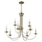 Livex Lighting Estate 9 Light Antique Brass Chandelier 42687-01 - alternate 4
