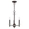 Livex Lighting Bancroft 3 Light Bronze Mini Chandelier 42703-07 - alternate 1