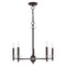 Livex Lighting Bancroft 5 Light Bronze Chandelier 42705-07 - alternate 3