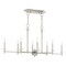 Livex Lighting Bancroft 8 Light Brushed Nickel Linear C 42708-91 - alternate 6