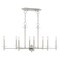 Livex Lighting Bancroft 8 Light Brushed Nickel Linear C 42708-91 - alternate 7
