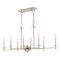 Livex Lighting Bancroft 8 Light Brushed Nickel Linear C 42708-91 - alternate 4