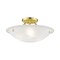Livex Lighting Oasis 3 Light Polished Brass Ceiling Mount 4273-02 - alternate 2