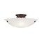 Livex Lighting Oasis 3 Light Bronze Ceiling Mount 4274-07 - alternate 3