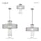Livex Lighting Alexis 4 Light Brushed Nickel Pendant Chandelier 42805-91 - alternate 4