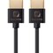 Monoprice Slim HDMI Cable, 4 ft.Black 13582 - alternate 4