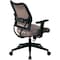Office Star Desk Chair Desk Chair, Adjustable Arms, 19-3/4" to 23-3/4" Height, Fabric, Brown 13-V88N1WA - alternate 3
