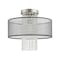 Livex Lighting Bella Vista 1 Light Brushed Nickel Ceiling Mount 43202-91 - alternate 4