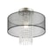 Livex Lighting Bella Vista 1 Light Brushed Nickel Ceiling Mount 43202-91 - alternate 5
