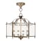 Livex Lighting Livingston 4 Light Antique Brass Convert 4398-01 - alternate 1