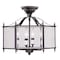 Livex Lighting Livingston 4 Light Bronze Convertible Pe 4398-07 - alternate 2