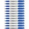 Sharpie Permanent Marker, Blue, Fine Tip, Capped, 12 PK 30003B - alternate 6
