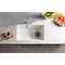 Blanco Precis Silgranit Super Single Undermount Kitchen Sink - White 440150 - alternate 5
