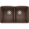 Blanco Diamond Silgranit 50/50 Double Bowl Undermount Kitchen Sink - Cafe 440182 - alternate 1