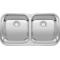 Blanco Stellar Equal Double Bowl Undermount Stainless Steel Kitchen Sink 441020 - alternate 1