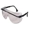 Uvex Genesis, Safety Glasses, Ultra-dura HC, Amber Lens, Black Frame, Half-Frame S3201 - alternate 3